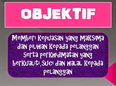 Semua jenis organisasi wajib memilikinya loh, sebagai pedoman untuk menjalankan kegiatan organisasi. ROTI GEBOO: OBJEKTIF MISI DAN VISI ROTI GEBOO