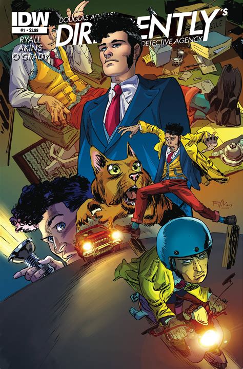The first series, dirk gently, featuring the character was announced during hitchcon, a 2009 hitchhiker's guide to the galaxy event to launch the sixth hitchhiker's book. Dirk Gently's Holistic Detective Agency #1 cover comic book