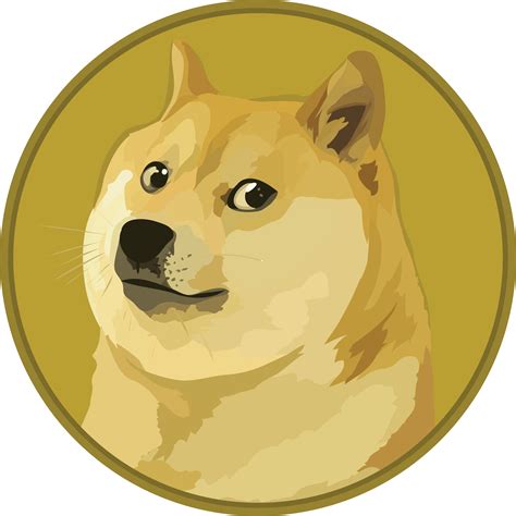 Doge png,dogecoin png,transparent png, png download, hd png #25070. Dogecoin Logo Svg - Dogecoin Logo Icon Of Flat Style ...