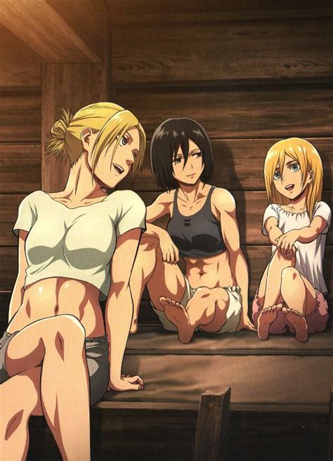 The yeagerists capture hange and the others. Muscle Annie, Muscle Mikasa, and Smol Krista | TITANS ARE ...