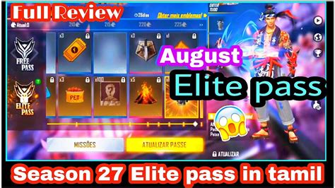 Di permainan garena free fire, kamu pasti pernah menjumpai istilah elite pass. Freefire august elite pass in tamil ||Upcoming elite pass ...