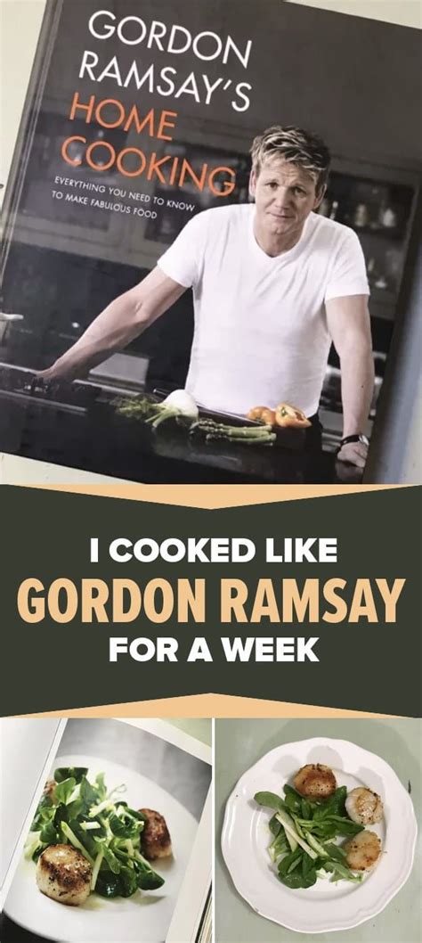 For dinner the day before. I Tried To Cook Like Gordon Ramsay For A Week And Here's ...