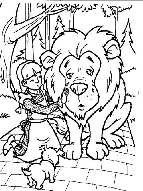 Download and print for free. Wizard of Oz Coloring Pages