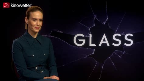 American horror story star sarah paulson has come aboard m. Interview Sarah Paulson GLASS - YouTube