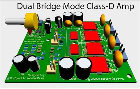 Until now i had experience only with class a and class ab amplifiers and i had chance to get evaluation board tpa3116d2evm that. Subwoofer Power Amplifier Class-D Dual Bridge TPA3116D2 ...