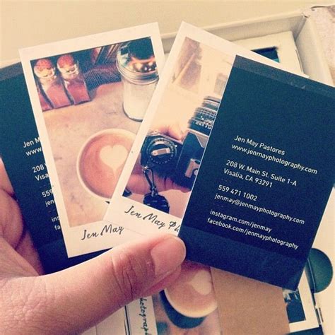 A business card represents the next step in making your small business dream a reality. My Polaroid business cards made through moo.com (With ...