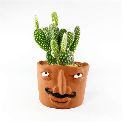 See more ideas about plant puns, mini cactus pots, cactus. Meet the potter making planters with faces and boobs ...