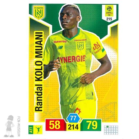 In the game fifa 21 his overall rating is 72. 2019-20 KOLO MUANI Randal (Cards) - Panini Cards