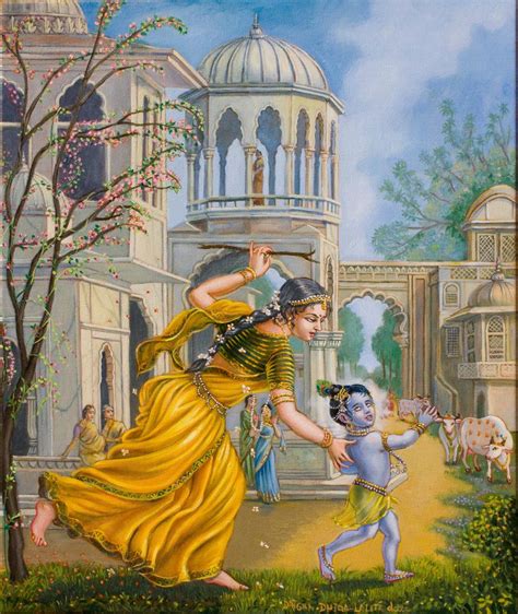 India has a rich tradition of home cures that have been used for thousand of years. Damodar-Yashoda chasing after baby Krishna | Dominique ...