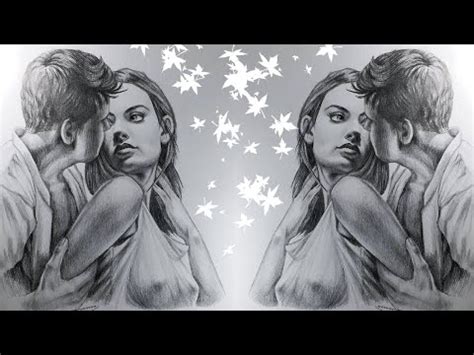 Pencils are so easy to work with. Loving couple drawing in pencil ART - YouTube