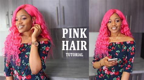 The temporary hair color spray allows you to instantly create bold looks without the commitment since it washes out in just one shampoo. How To Dye Your Hair Pink At Home Without Bleach | Hot ...