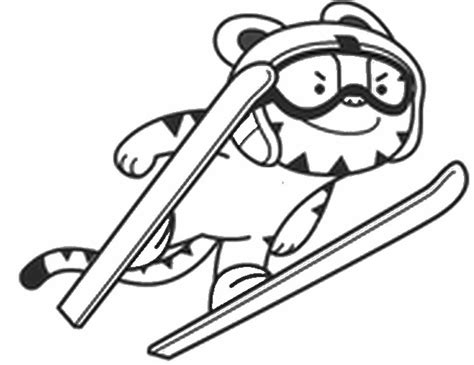 Use your imagination to create a beautiful dress for the figure skater in this colouring page. Winter Olympics 2018 Coloring Pages at GetColorings.com ...