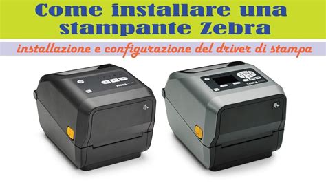 Se sei passato da un computer windows a un computer non installare il software fornito con la stampante o presente sul sito web del produttore; Come installare una stampante Zebra - YouTube