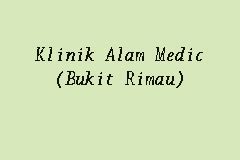 Maybe you would like to learn more about one of these? Klinik Alam Medic Bukit Rimau, Klinik in Shah Alam