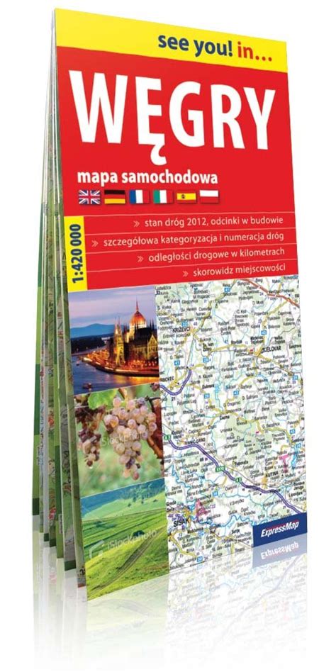 Kraje sąsiadujące to ukraina, słowacja, słowenia, serbia, rumunia, chorwacja i austria. Węgry. Mapa samochodowa 1:420 000 - Opracowanie zbiorowe ...