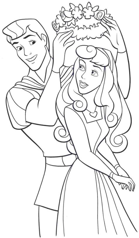 Aurora and phillip singing together. Collection of Aurora Coloring Pages To Print