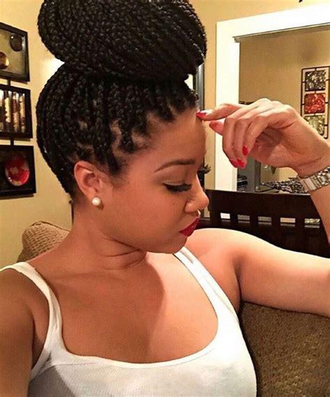 The design of braided hairstyles is constantly being improved and today. Fun Hairstyles With Box Braids You Can Try | Hair styles ...