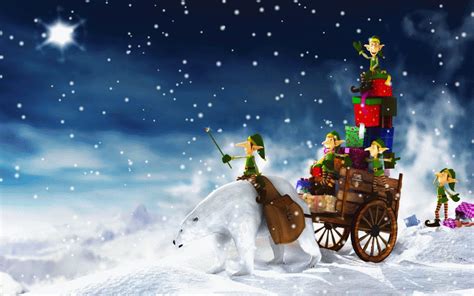 Wallpapers not only make desktops look attractive; Merry Christmas GIF Wallpapers for Desktop, Laptop & iphone