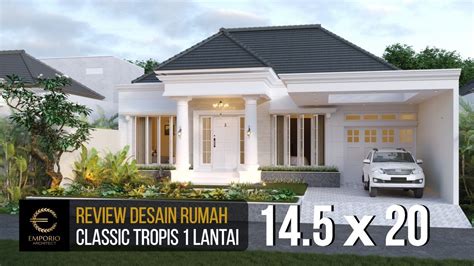 Desain rumah memanjang ke belakang 4.5x12 5 meter 2 k tidur hayo siapa yg punya lahan yıl önce. DESAIN RUMAH CLASSIC IBU LELLYTA DENGAN LEBAR 14.5M ...