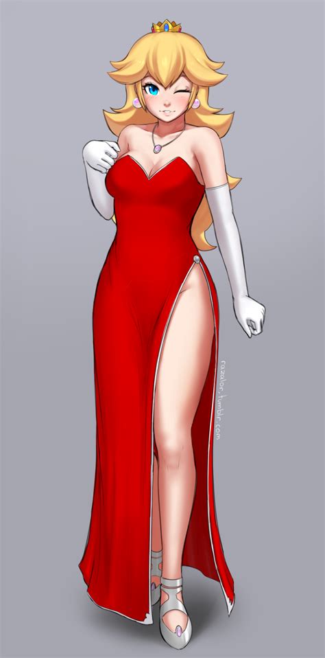 This will not be as easy as peaches and cream. Red Dress Princess by Razalor-Art on DeviantArt
