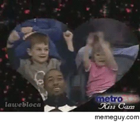 Find the newest kiss cam meme. Kiss cam gone wrong - Meme Guy