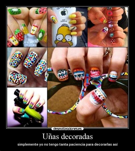 10 uñas en varios colores. Uñas decoradas | Desmotivaciones