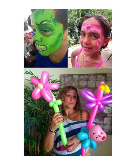 Balloon twisting, face painting #sayitwithfun # ...