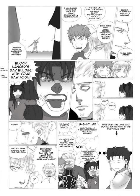 The developers admitted that he should lampshaded in this fan comic. Fate - Comic 06 by yumekage on DeviantArt