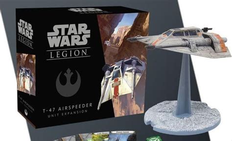 When zam wesell fled after trying to assassinate padmé amidala, anakin skywalker commandeered a flashy yellow airspeeder to chase the bounty hunter across the skylanes. FFG Previews Star Wars T-47 Airspeeder - Spikey Bits