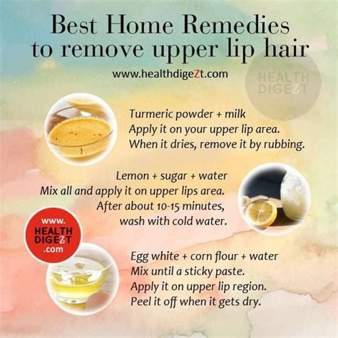 It is a painless method that you can use without any professional help. 22 Home Remedies for Acne & Pesky Pimples | Upper lip hair ...