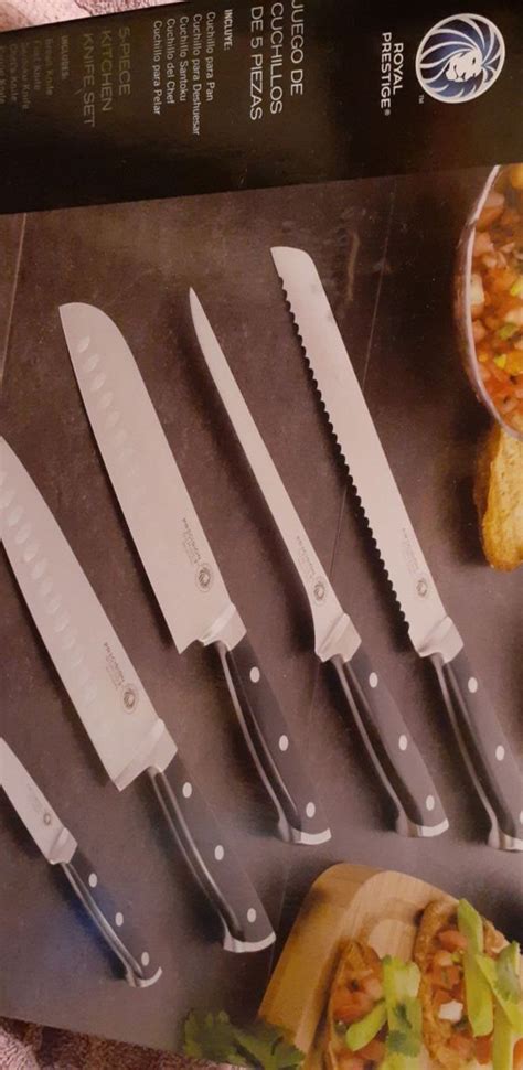 Not available at clybourn place. Brand new 5 piece kitchen knife set from royal prestige ...