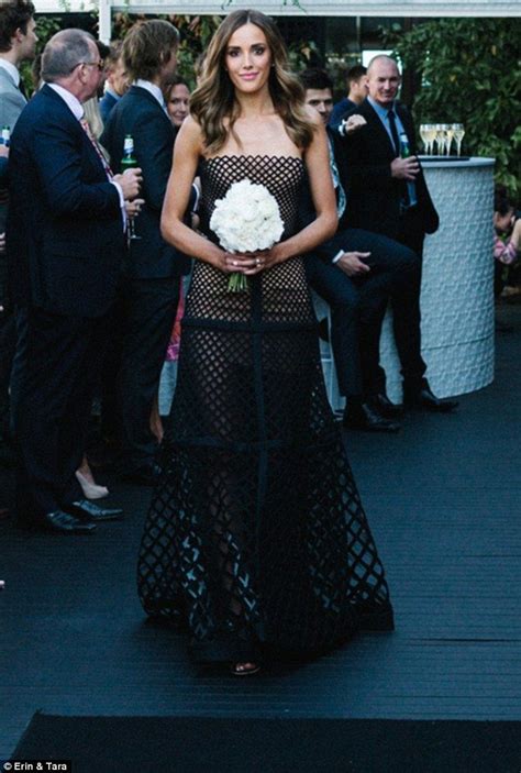 Melb city landrover & jaguar, paul bram diamonds, r. Rebecca Judd stuns in semi-sheer designer gown at sister's ...