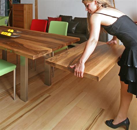 Tischgestell aus stahl im industriedesign mit massivholz. Massivholztisch aus fränkischem Nussbaum mit Ansteckplatten und Jessica - jetzt mit Video - Das ...