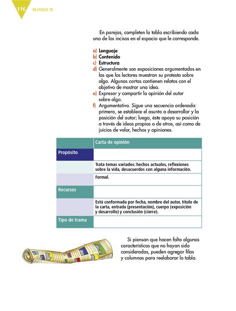 Elige la opción correcta a cada pregunta y contesta en la hoja para responder. Español sexto grado 2017-2018 - Página 116 - Libros de ...