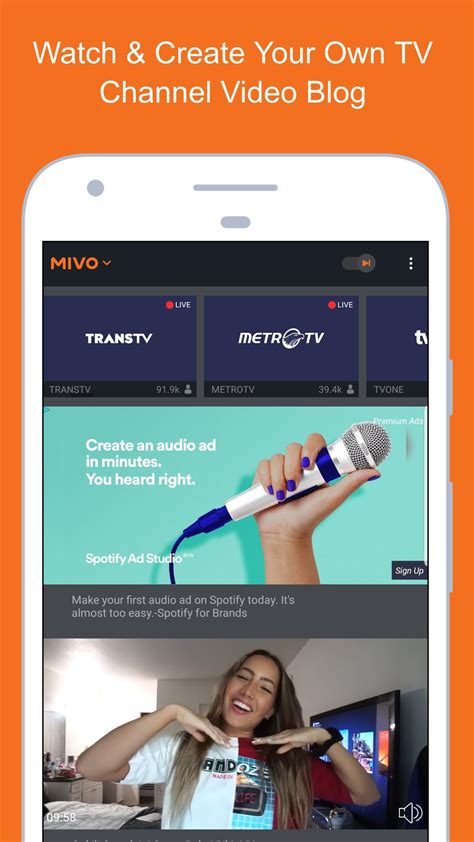 Mivo tv menyediakan lebih dari 50 channel tv, baik tv indonesia maupun tv luar negeri yang bisa. Mivo for Android - APK Download