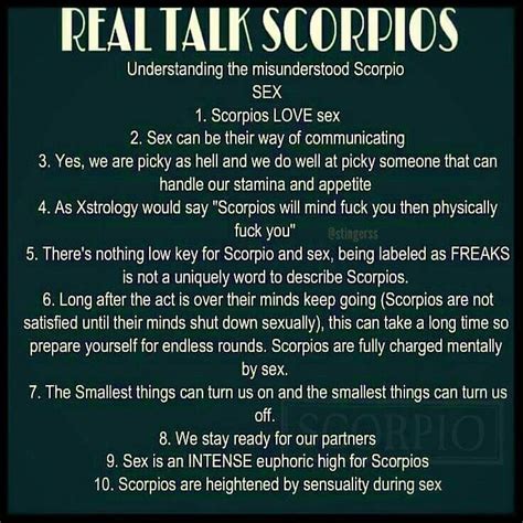 This sign does not like to see the woman shows signs of possessive instincts and. Pin by Candice on signs | Scorpio zodiac facts, Scorpio ...