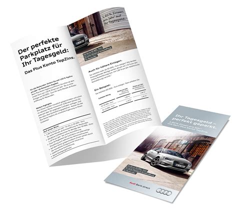 In addition, the volkswagen group offers a wide range of financial services, including dealer and customer financing, leasing, banking and insurance. Flyer | Audi & SKODA Bank | Grafikdesign Hannover ...