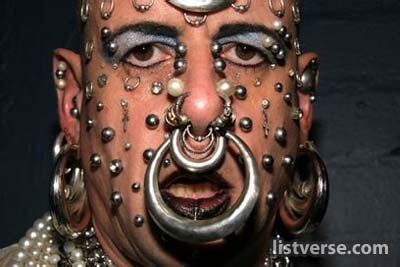 While many spectacular accounts detail human sports achievements or abilities. Top 10 Bizarre Piercing Images - Listverse