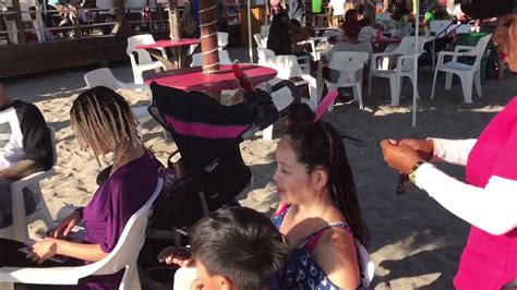 Keep your hair nice and simple with beautiful african braids styled into a cute bob. Hair braiding for Jenny at Rosarito Beach in Mexico - YouTube