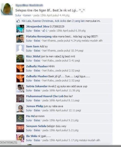 Pengalaman ini adalah kenangan manis. Budak Sekolah Best kena Raba Update Facebook - 1malaysianews