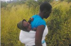woman caught baby shocking sex strapped bush shame riding man back mzansi her slept extends brainwash s3x thirst hell believe