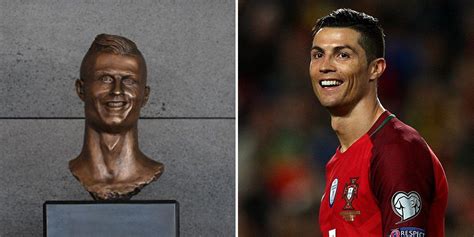 Anlässlich der feier, an der nebst «cr7» auch der portugiesische staatspräsident und der mittwoch war ein grosser tag für cristiano ronaldo, seine heimat madeira, ganz portugal und die fussballwelt. Cristiano Ronaldo's Statue Is Not Cristiano Ronaldo | Men ...