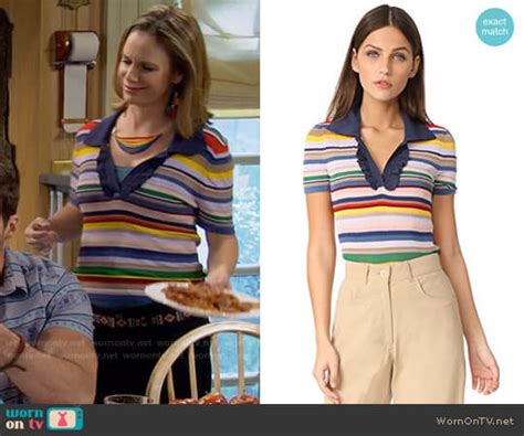 Kimmy gibbler from 'full house' is a runner. WornOnTV: Kimmy's rainbow striped polo top on Fuller House ...