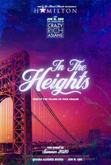 In the heights is a musical drama directed by jon m. Teaser Trailer And Poster for 'In The Heights' Released ...