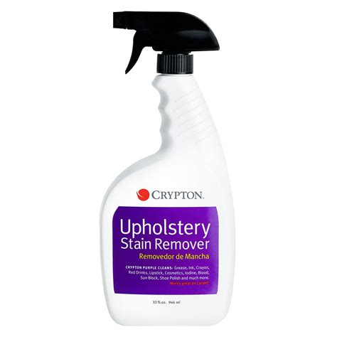 How to remove ink stains from upholstery fabric. Crypton Care Purple Upholstery Stain Remover
