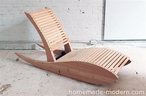 Take out the bottom side pieces and structure its curves with a scroll saw. HomeMade Modern EP52 Lounge Chair 1.0