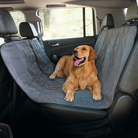 Pet car seat cover hammock for dog cat suede quilted waterproof suv van back. Pawslife Quilted Pet Hammock Car Seat Protection Cover Dog ...