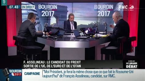 Update information for françois asselineau ». ASSELINEAU #2017 dans Bourdin Direct sur RMC - 29 mars ...