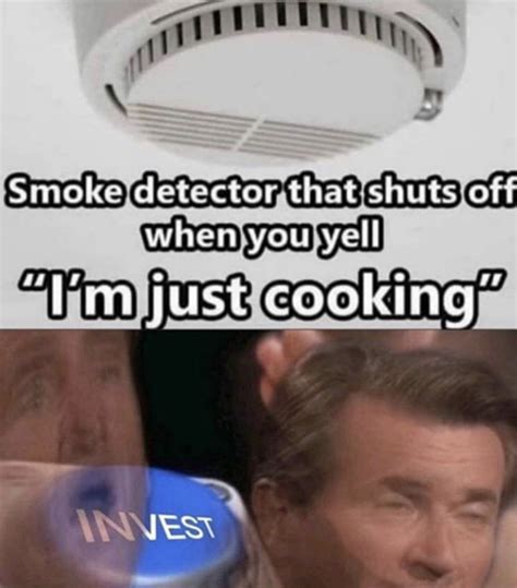 There are all kinds of reasons fire/smoke alarms will go off when you're cooking. Smoke Detector That Shuts Off When You Yell I'm Just ...