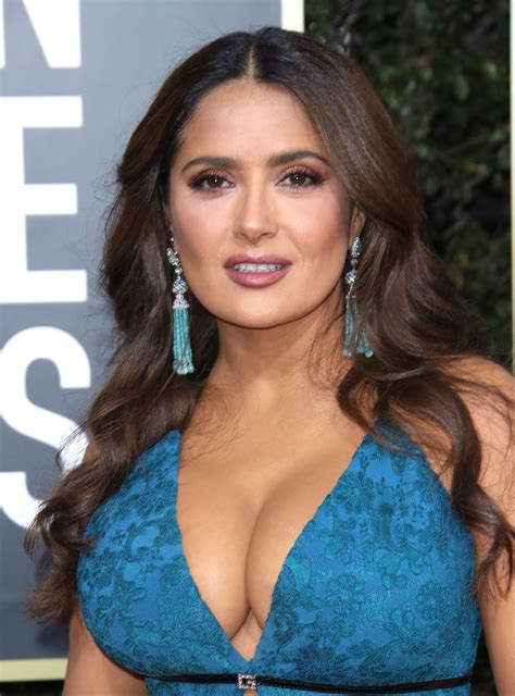 Salma hayek pinault, los angeles. Salma Hayek com mega decote nos Globos de Ouro - Tomates ...